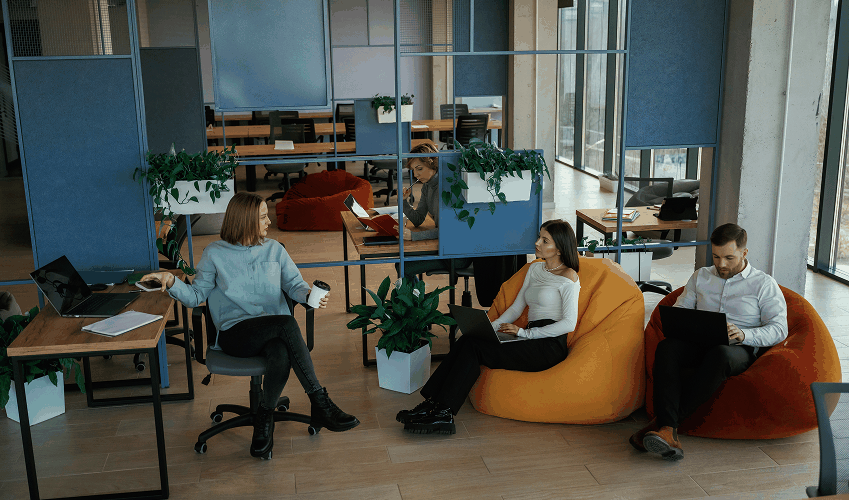 Private office spaces at NeoHub Lucknow