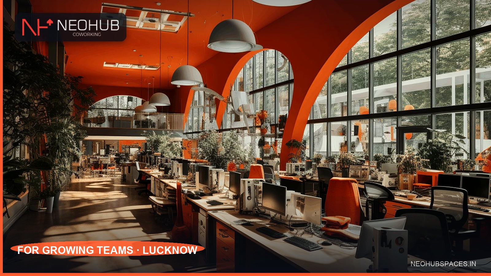 Startup teams working at NeoHub Lucknow
